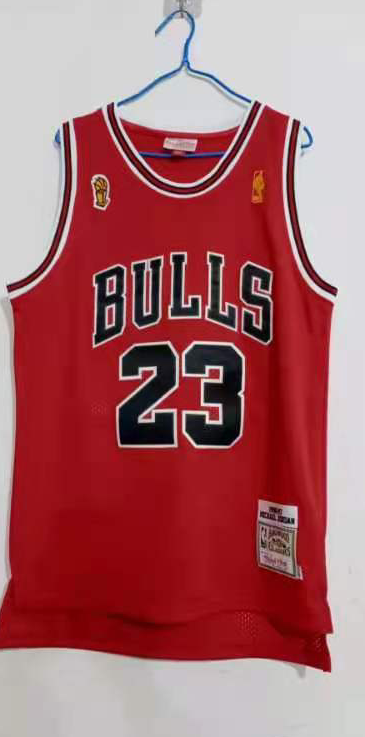 2020 Men Chicago Bulls #23 Jordan red Mitchell Ness Stitched NBA Jersey